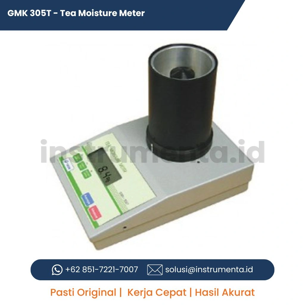 Distributor Tea Moisture Meter G-WON GMK-305T Alat Ukur Kadar Air Teh Digital Portable untuk Quality Control